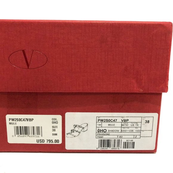 Rockstuds 60mm Leather Mule/Caged Slide Sandals - Picture 4 of 12